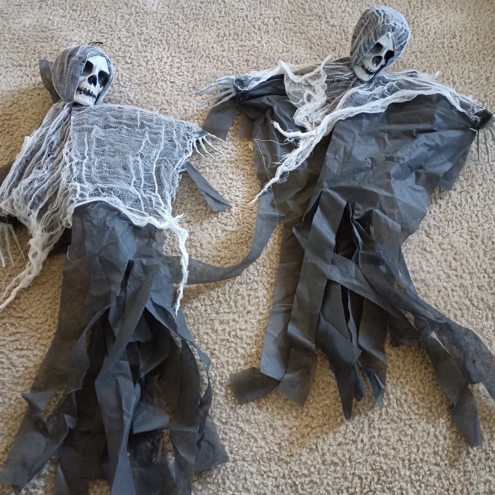Hanging skeleton decor
